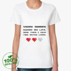 Женская футболка органик