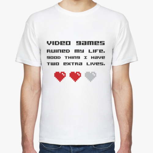 Футболка с принтом  Extra lives