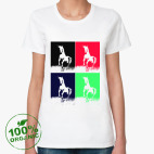 Женская футболка органик