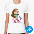 Женская спортивная футболка