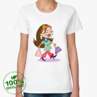 Женская футболка органик