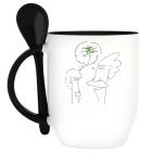 Кружка с ложкой