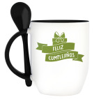 Кружка с ложкой