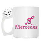 Кружка с футбольным мячиком