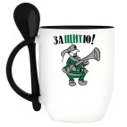 Кружка с ложкой