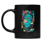 Кружка цветная UV-DTF