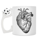 Кружка с футбольным мячиком