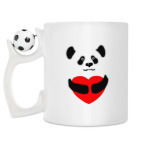 Кружка с футбольным мячиком