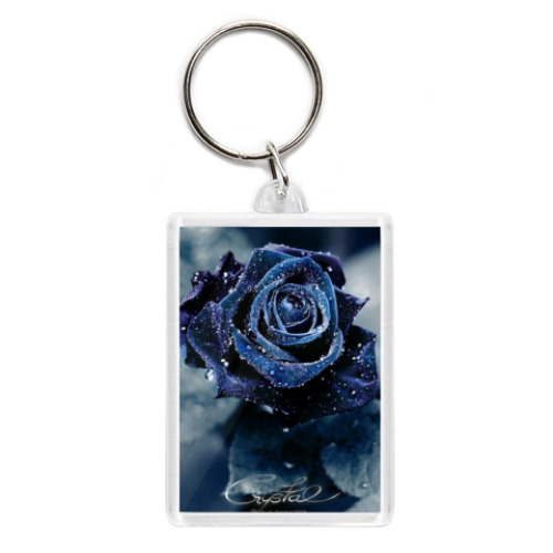 Брелок с принтом Синяя роза