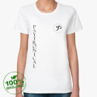 Женская футболка органик
