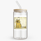 Банка с бамбуковой крышкой