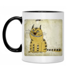 Кружка двухцветная