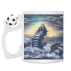 Кружка с футбольным мячиком