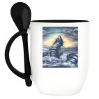 Кружка с ложкой