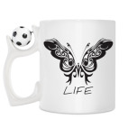 Кружка с футбольным мячиком