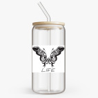 Банка с бамбуковой крышкой