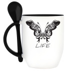 Кружка с ложкой