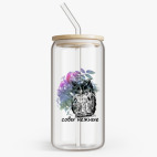 Банка с бамбуковой крышкой