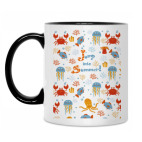 Кружка двухцветная