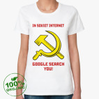 Женская футболка органик