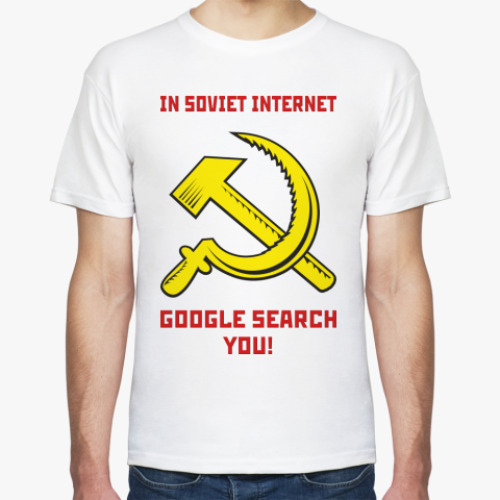 Футболка с принтом BACK IN USSR