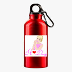 Металлическая бутылка 400 мл UV-DTF