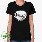 Женская футболка органик