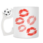 Кружка с футбольным мячиком