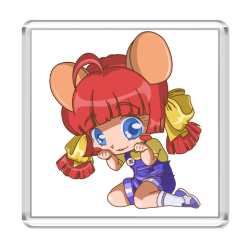 Магнит с принтом мышка