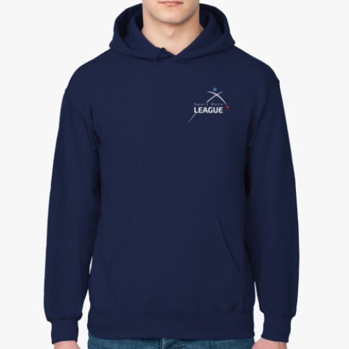 Толстовка худи с принтом Лига и Клуб