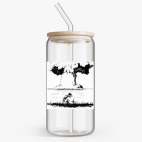 Банка с бамбуковой крышкой