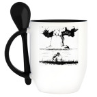 Кружка с ложкой