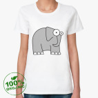 Женская футболка органик