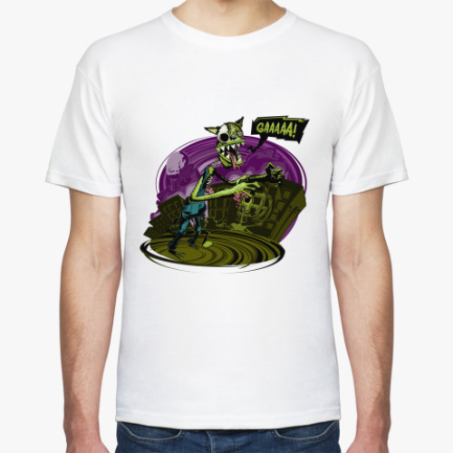 Футболка с принтом Gaaaaa!