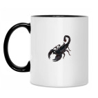 Кружка двухцветная