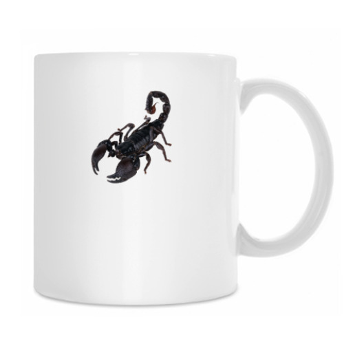 Кружка с принтом Скорпион