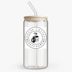 Банка с бамбуковой крышкой