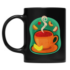 Кружка цветная UV-DTF