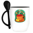 Кружка с ложкой