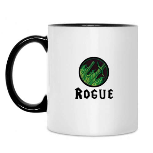 Кружка с принтом Разбойник - World of Warcraft