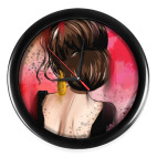 Девушка в черном..