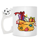 Кружка с футбольным мячиком