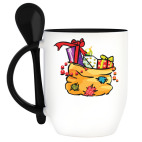 Кружка с ложкой