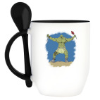 Кружка с ложкой