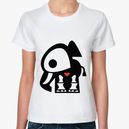 Классическая футболка Skelanimals
