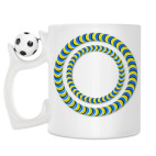 Кружка с футбольным мячиком