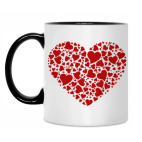 Кружка двухцветная