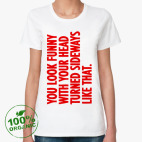 Женская футболка органик