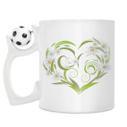 Кружка с футбольным мячиком