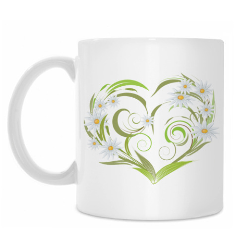 Кружка с принтом Сердце